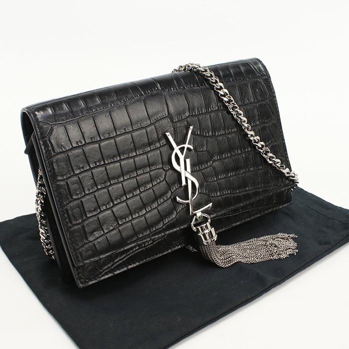 SAINT LAURENT 中古良品 サンローラン チェーンウォレット 452159  