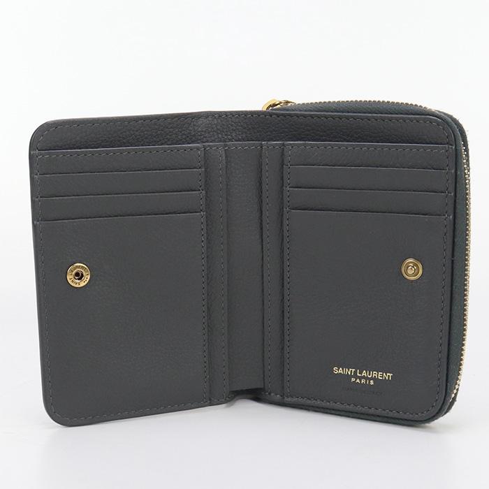 SAINT LAURENT 中古良品 サンローラン 二折財布 635263 SAINT LAURENT 中古良品 サンローラン 二折財布 635263