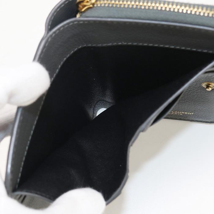 SAINT LAURENT 中古良品 サンローラン 二折財布 635263 SAINT LAURENT 中古良品 サンローラン 二折財布 635263