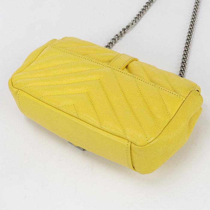 中古良品 SAINT LAURENT サンローラン 斜め掛け ショルダー