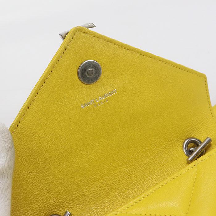 SAINT LAURENT 中古良品 サンローラン 斜め掛け ショルダーバッグ  
