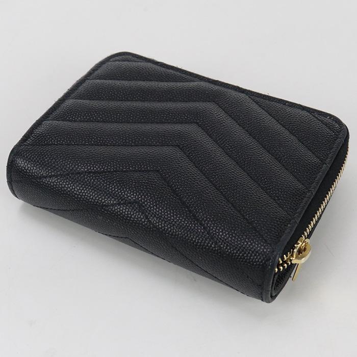 SAINT LAURENT 中古良品 サンローラン 二折財布小銭入付き 403723  