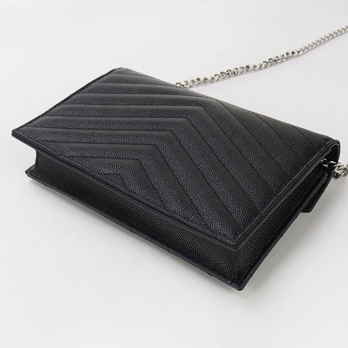 SAINT LAURENT 中古良品 サンローラン チェーンウォレット 742920  