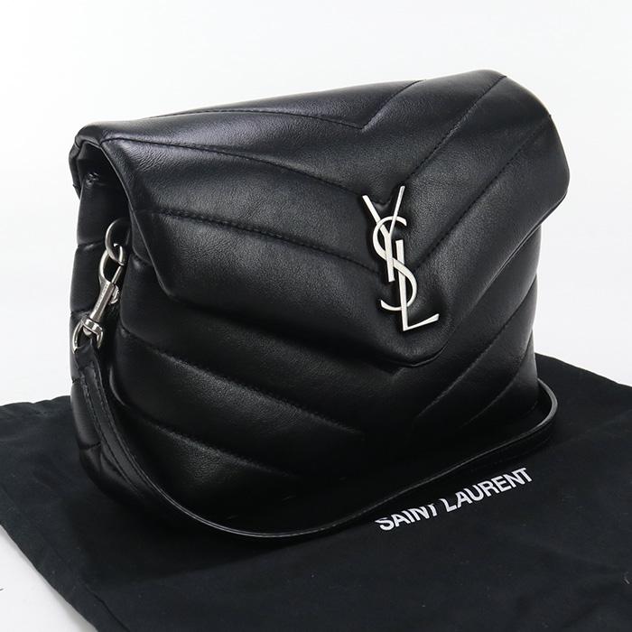 【中古・未使用】SAINT LAURENT サンローラン 斜め掛け ショルダーバッグ 630951 ルル レディース ブラック SAINT LAURENT 中古・未使用 サンローラン 斜め掛け ショルダーバッグ