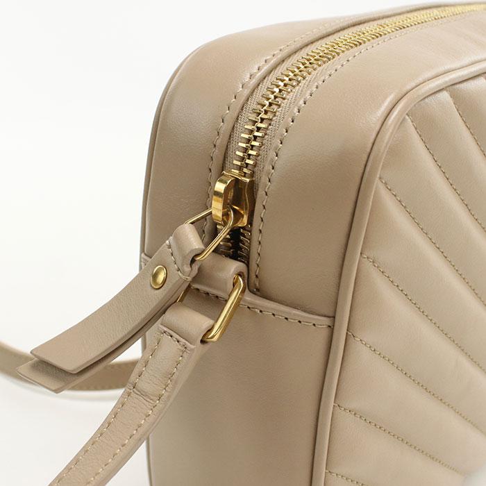 中古良品SAINT LAURENT サンローラン 斜め掛け ショルダーバッグ 761554 カメラバッグ ルー レディース ベージュ SAINT LAURENT 中古良品 サンローラン 斜め掛け ショルダーバッグ