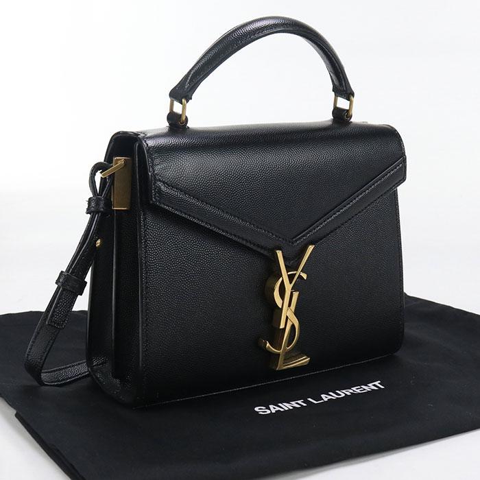 中古良品SAINT LAURENT サンローラン ハンドバッグ 623930 トップハンドル カサンドラ レディース ブラック SAINT LAURENT 中古良品 サンローラン ハンドバッグ 623930 トップ