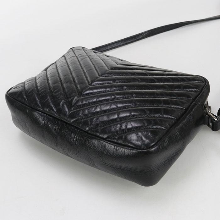 SAINT LAURENT 中古良品 サンローラン 斜め掛け ショルダーバッグ
