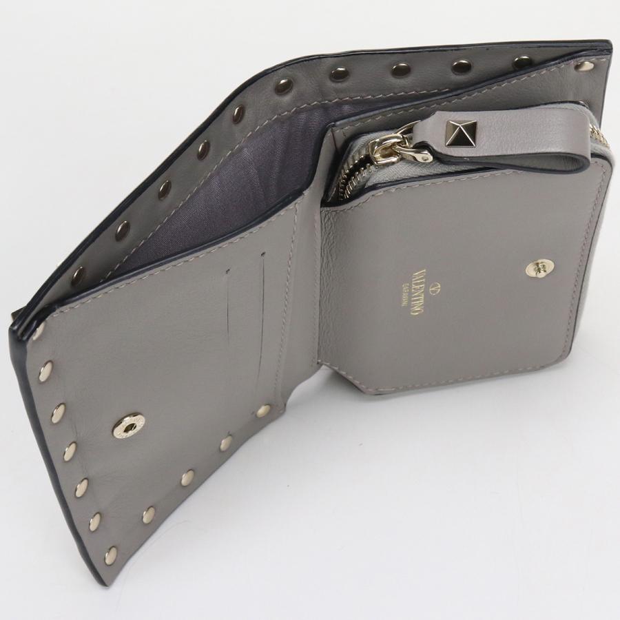 中古・未使用ヴァレンティノVALENTINO ロックスタッズミニウォレット