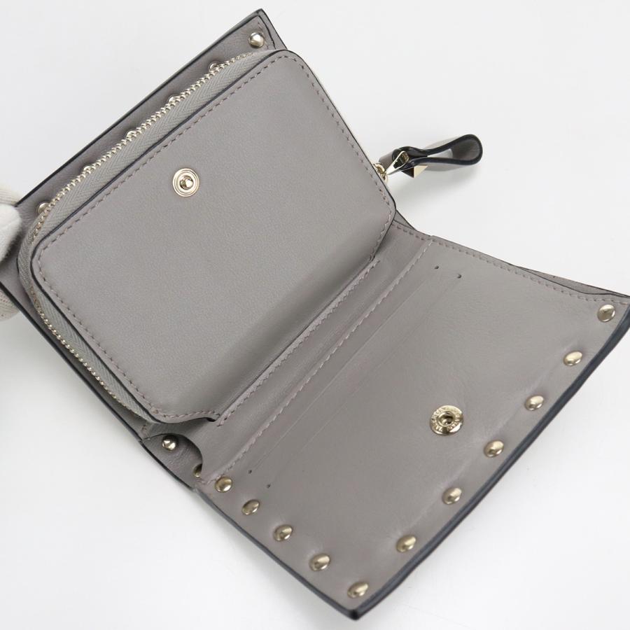 中古・未使用ヴァレンティノVALENTINO ロックスタッズミニウォレット