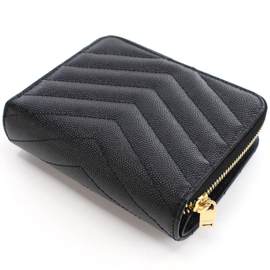 SAINT LAURENT サンローラン 二折財布小銭入付き 668288 BOW01 1000