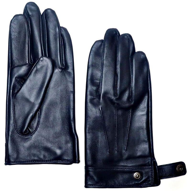 厳選された素材 拘りの技術メンズ 手袋 羊革 ネイビー タッチパネル操作可能 サイズ24cmフリー Blm3 Nv 手袋 完売 Ahmedmostafa Us