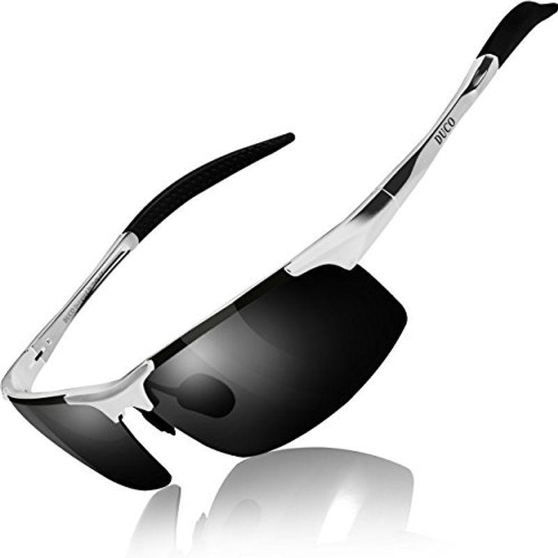 DUCO サングラス メンズ 偏光 スポーツサングラス UV400 へんこう sunglasses AL-MG合金 さんぐらす 超軽量 fo 最高の品質 『5年保証』