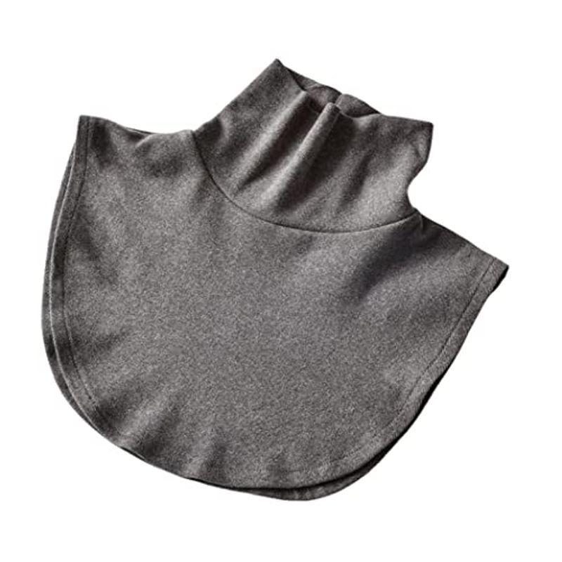 付け襟 レディース ニット ハイネック タートルネック 待望 トップスつけ衿 ベ シンプル ネックウォーマー レイヤード 重ね着風 フェイクカラー