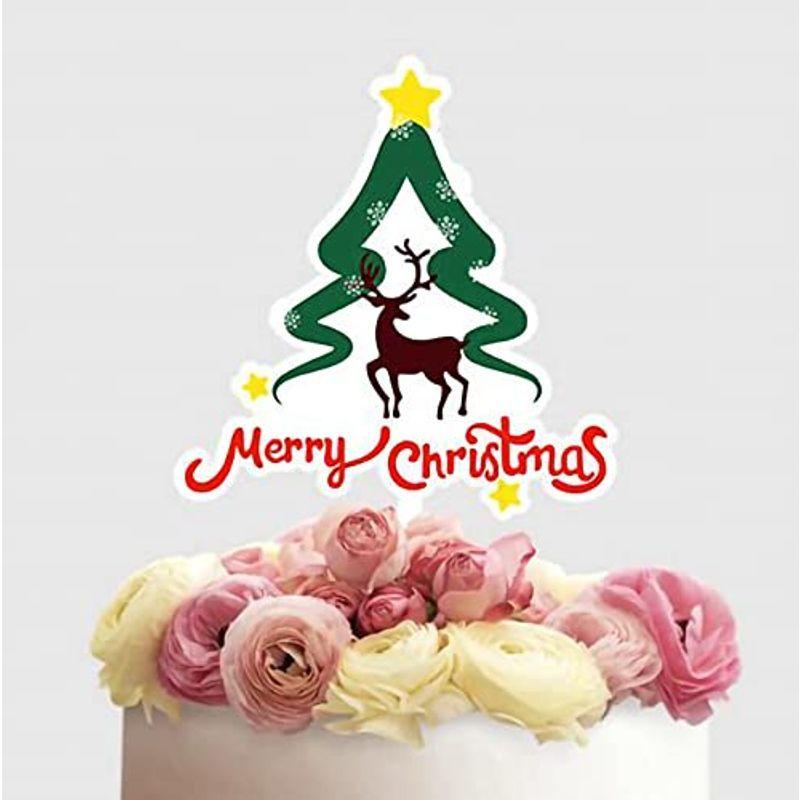Beauty Playerケーキトッパー クリスマス ケーキ飾り カップケーキトッパー ケーキ挿入 ケーキインサート かわいい ケーキデコレ 72 Off