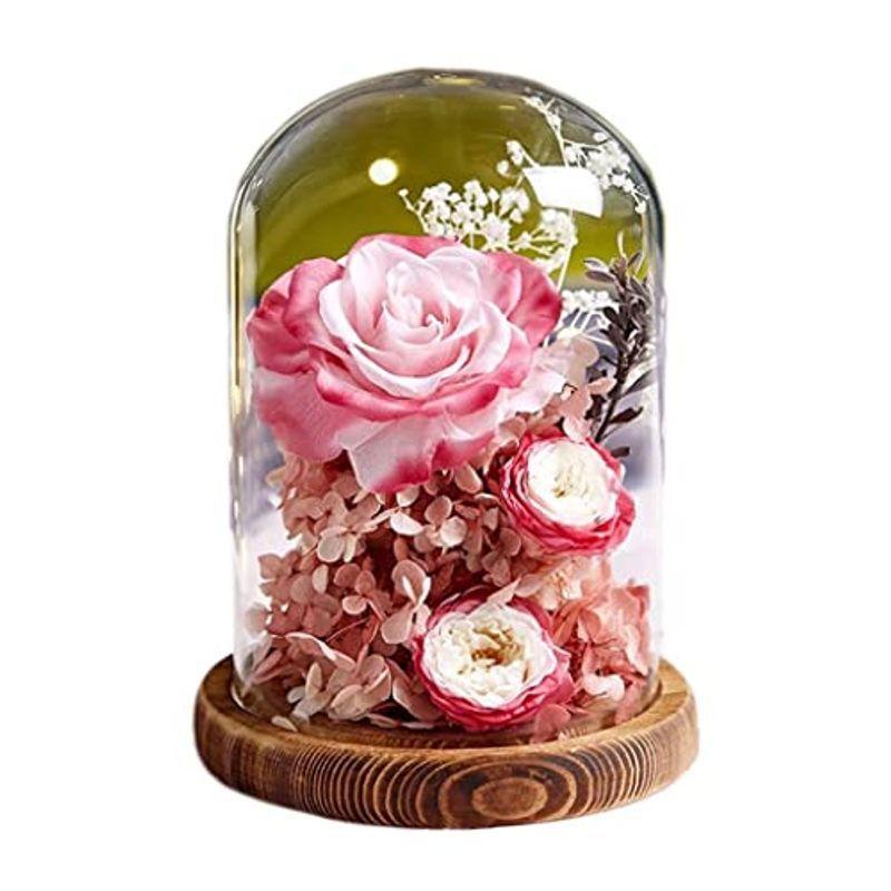 プリザーブドフラワー 薔薇 ドライフラワー 誕生日プレゼント ガラスドーム バラ 枯れない花 フラワーギフト ギフトボックス 手提げ袋 メッ Ljztjbcu6h 花 ガーデニング Editorialdismes Com