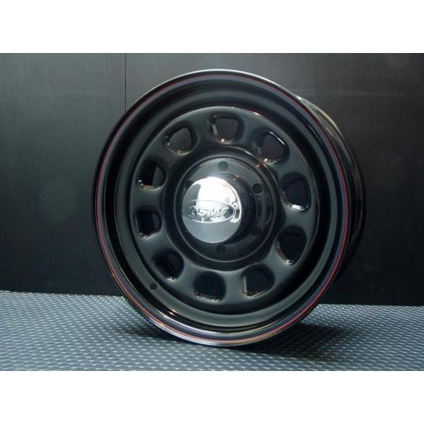 TSW DAYTONA ブラック 16X7J+35 6穴139.7 ホイール4本セットの画像