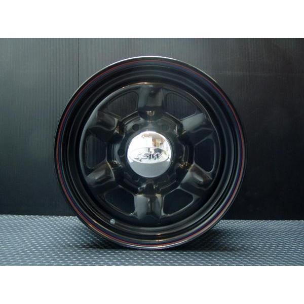 TSW STAR ブラック 16X7J+35 6穴139.7 ホイール4本セット （200系ハイエース 100系ハイエースなどに）の画像