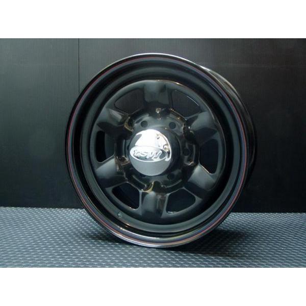 TSW STAR ブラック 16X7J+35 6穴139.7 ホイール4本セット （200系ハイエース 100系ハイエースなどに）の画像