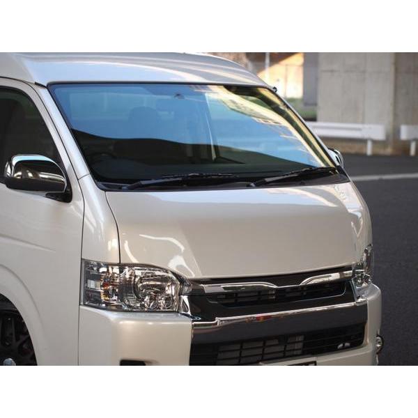 200系ハイエース ワイド TPD 4型ユーロフェイスボンネット塗装済 ＜S