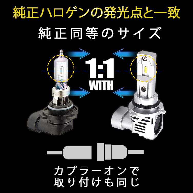 プリウス 30系 ヘッドライト ロービーム フォグランプ H11 LEDバルブ H21.05〜H27.11 12000ルーメン １年保証 2個セット｜bigkmartjapan｜04