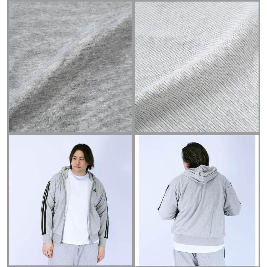 adidas（アディダス） 大きいサイズ メンズ ESS 3ST スウェット 
