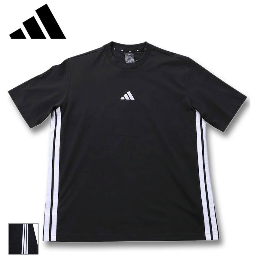 adidas（アディダス） 大きいサイズ メンズ ESS 3ST 半袖 Tシャツ 3XL
