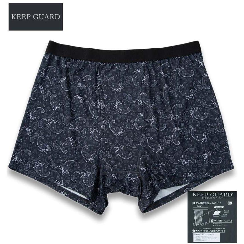 大きいサイズ メンズ KEEP GUARD ナノファイン100加工 軽失禁対策