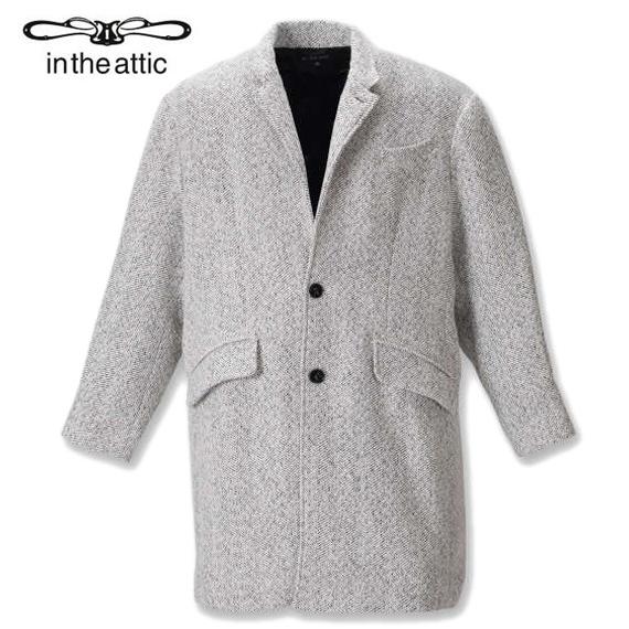 大きいサイズ メンズ In The Attic ツイードチェスターコート 2l 3l 4l 5l 6l 1253 0351 1 168 大きいサイズの専門店ビックリベロ 通販 Yahoo ショッピング