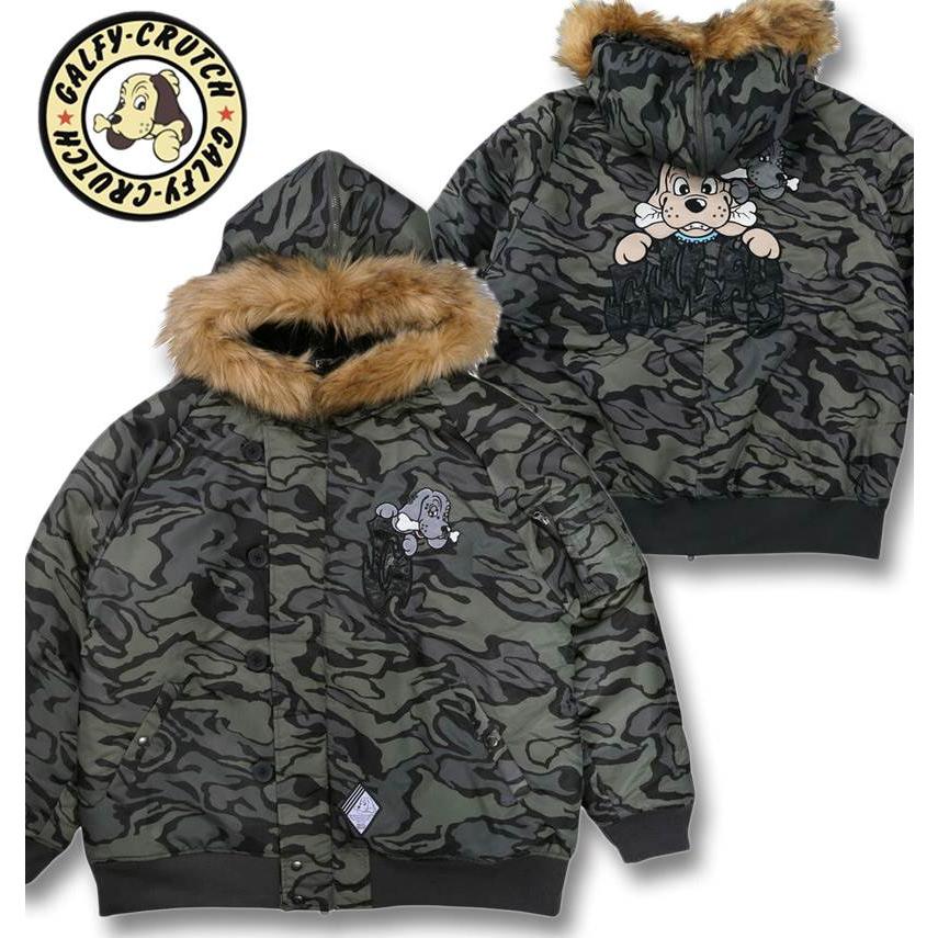 GALFY（ガルフィー） 大きいサイズ メンズ 犬2B フライトジャケット 3L