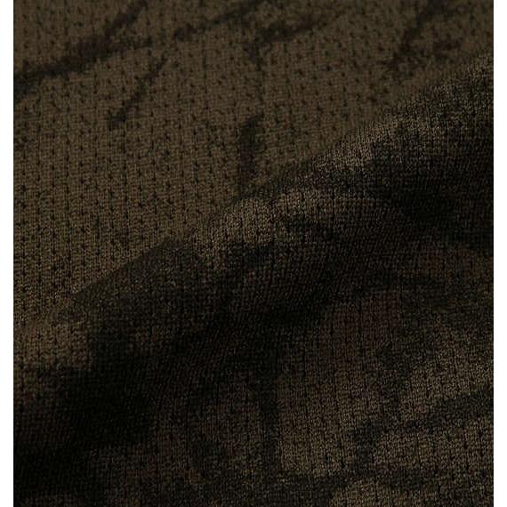 大きいサイズ メンズ RIMASTER メッシュクラック総柄半袖ブルゾン+半袖