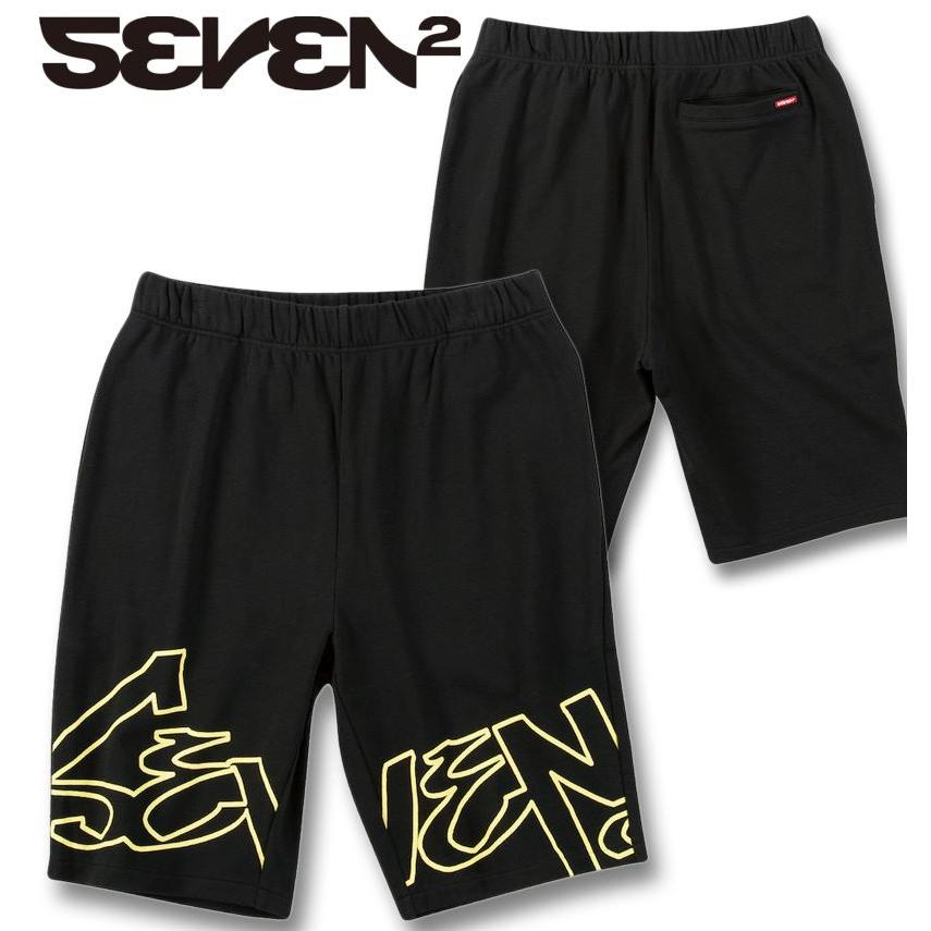 大きいサイズ SEVEN2 裏毛スウェットハーフパンツ 3L 4L 5L 6L 8L MC452211-00155 ラッピング可 送料無料 即日発送 SEVEN2（セブンツー） 大きいサイズ メンズ 裏毛 スウェット ハーフ