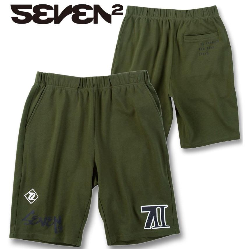 SEVEN2（セブンツー） 大きいサイズ メンズ 裏毛 スウェット ハーフ