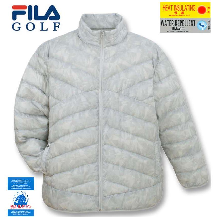 FILA GOLF 大きいサイズ メンズ ハイブリット ダウン ブルゾン 3L 4L
