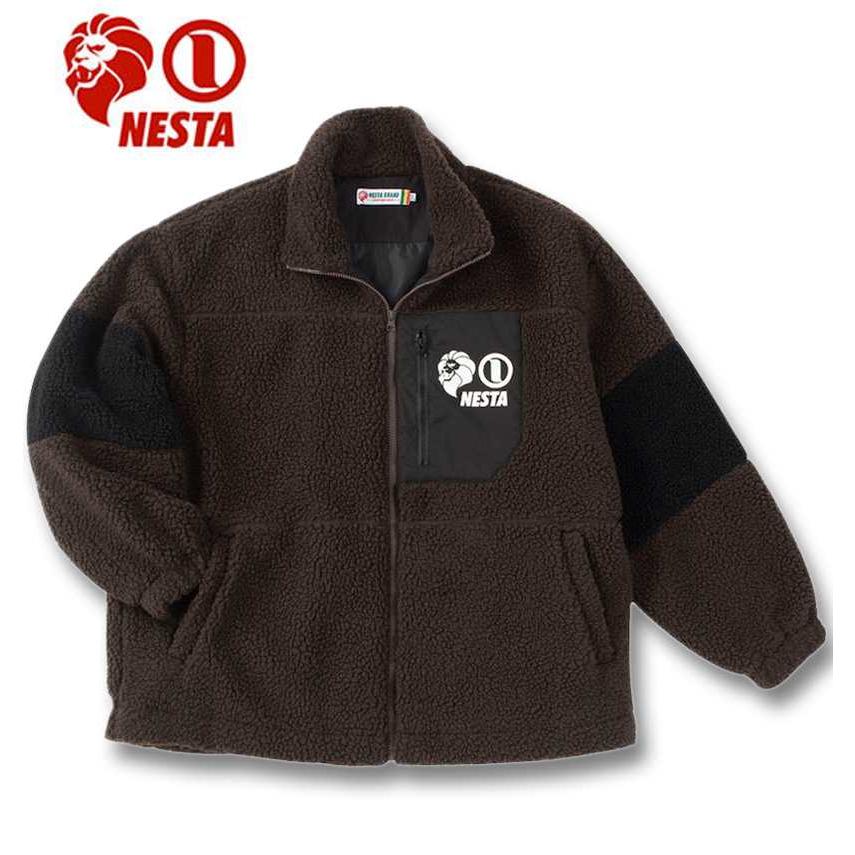 大きいサイズ NESTA BRAND シープボアジャケット 3L 4L 5L 6L 8L MC343451-75148 ラッピング可 送料無料 即日発送 NESTA BRAND（ネスタブランド） 大きいサイズ メンズ シープボア