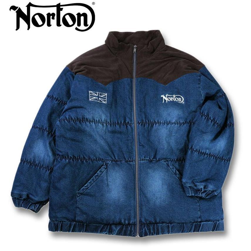 ノートン（NORTON） 大きいサイズ メンズ デニム 中綿 ジャケット 3L 