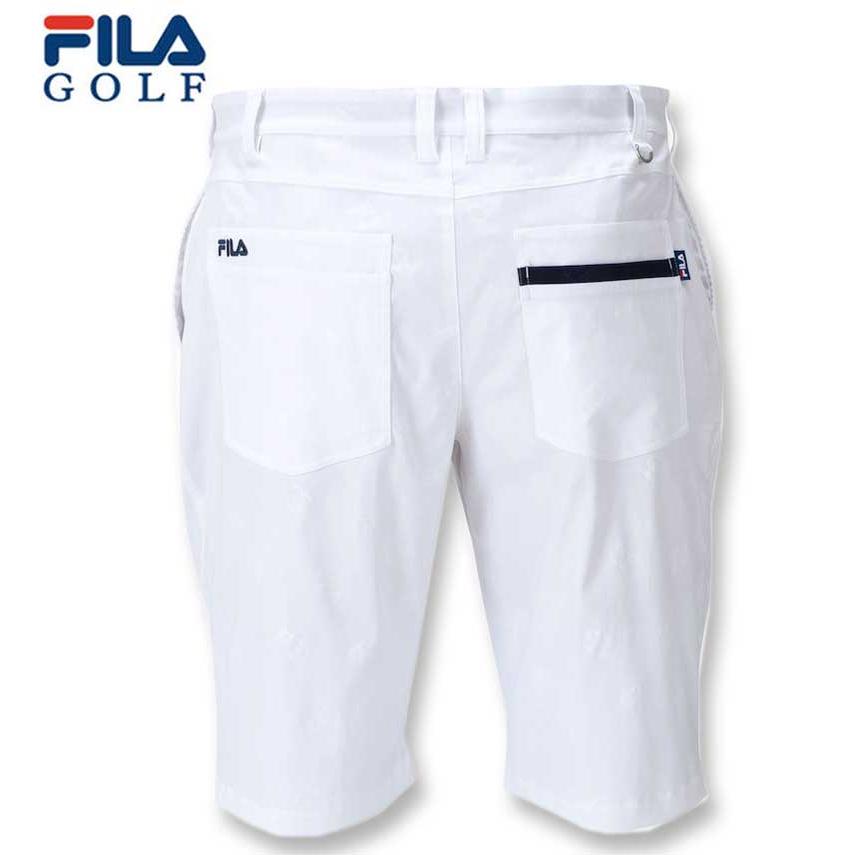 大きいサイズ メンズ FILA GOLF エンボス ストレッチ ツイル ハーフパンツ 100cm〜130cm｜biglibero｜03