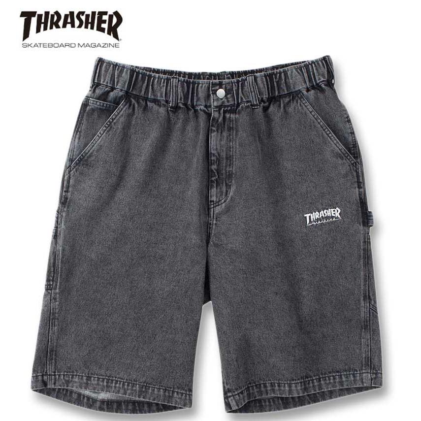THRASHER（スラッシャー） 大きいサイズ メンズ デニム ペインター 