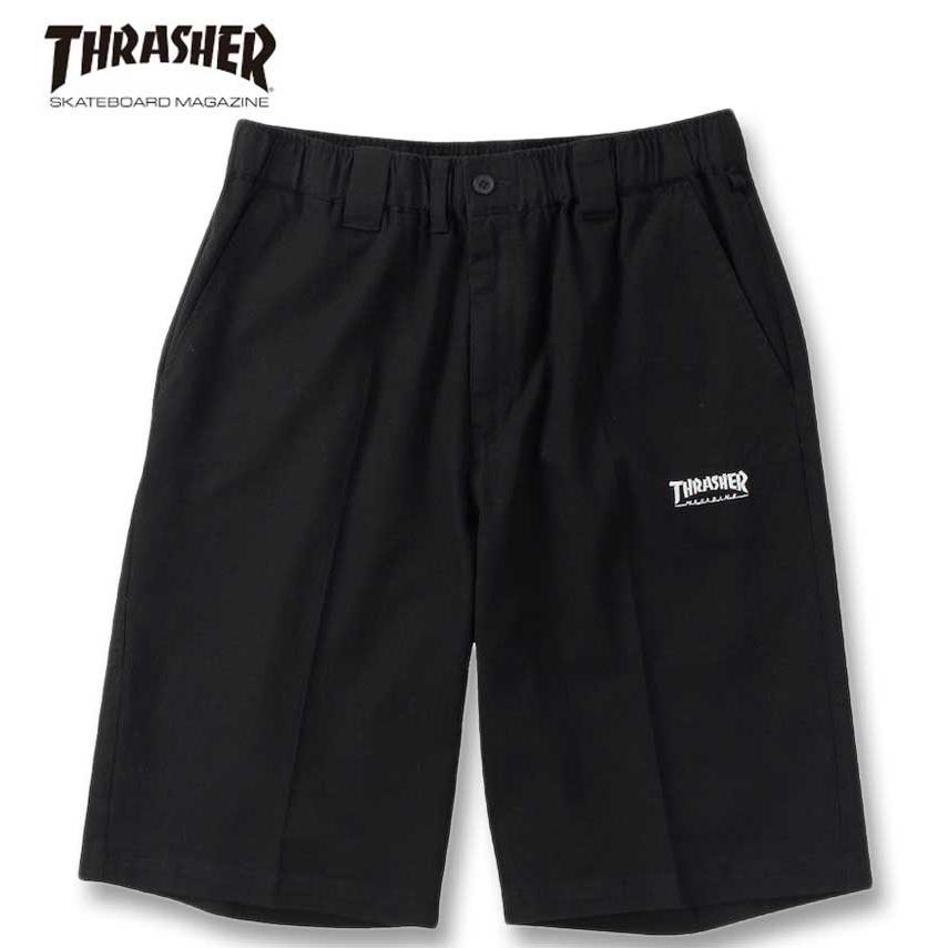 大きいサイズ THRASHER カツラギワークハーフパンツ 3L 4L 5L 6L 7L 8L MC445411-57944 ラッピング可 送料無料 即日発送 THRASHER（スラッシャー） 大きいサイズ メンズ カツラギ ワーク