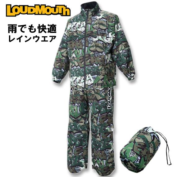 大きいサイズ メンズ LOUDMOUTH レインウェアセット 3L 4L 5L 6L  