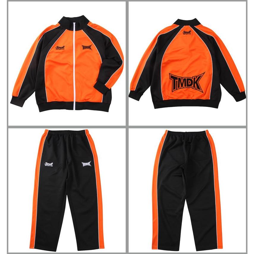 大きいサイズ メンズ SOUL SPORTS×新日本プロレス TMDK 長袖 ジャージ