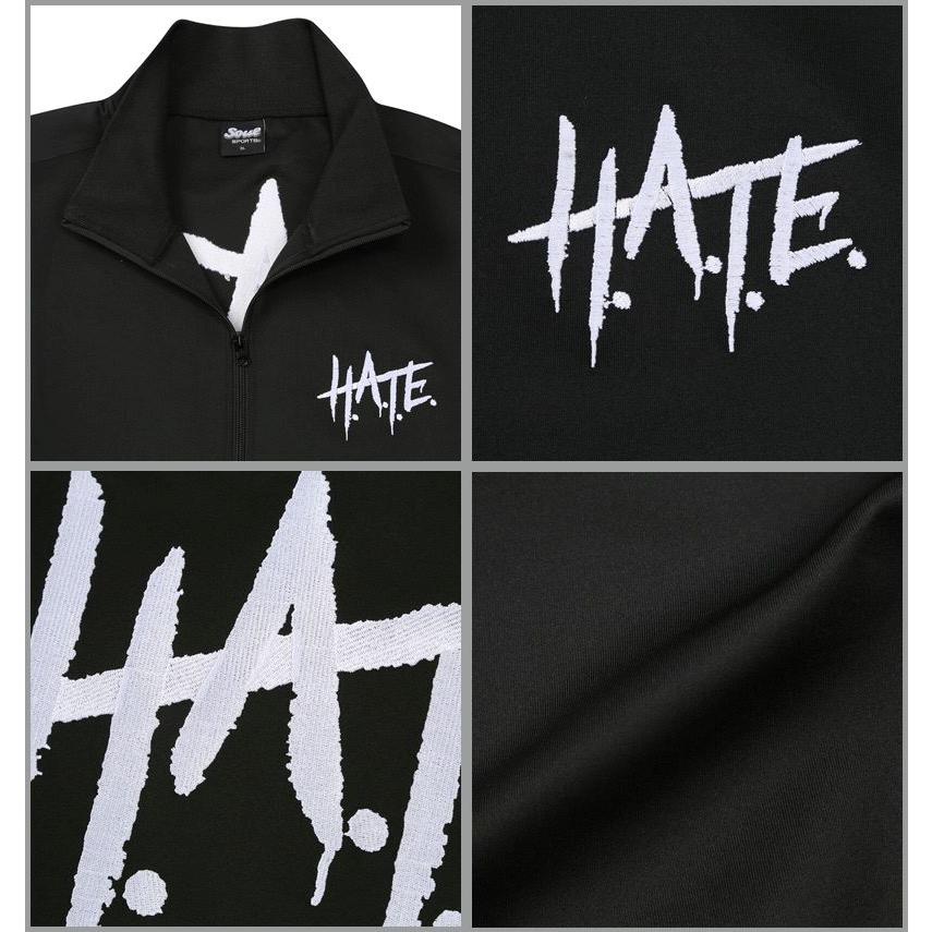 大きいサイズ メンズ STARDOM×SOUL SPORTS H.A.T.E 長袖 ジャージ 上下 