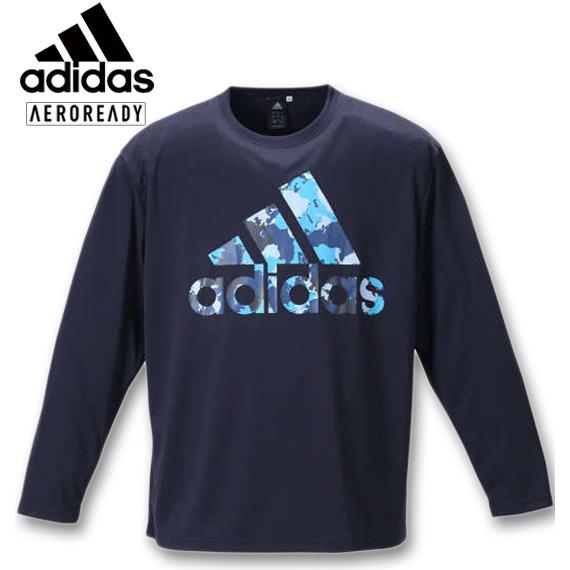 大きいサイズ メンズ Adidas アディダス 長袖tシャツ 3xo 8xo 1278 0330 1 65 大きいサイズの専門店ビックリベロ 通販 Yahoo ショッピング