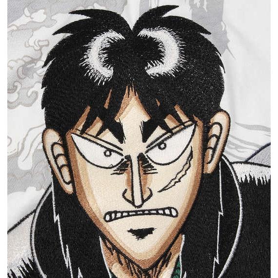 大きいサイズ メンズ 絡繰魂×賭博黙示録カイジ 金は命より重い半袖T