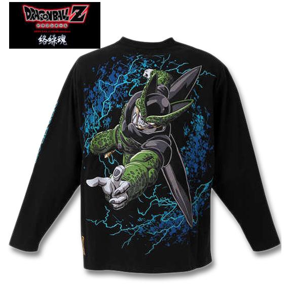 大きいサイズ メンズ 絡繰魂×DRAGONBALL Z セル完全体長袖Tシャツ 3L 