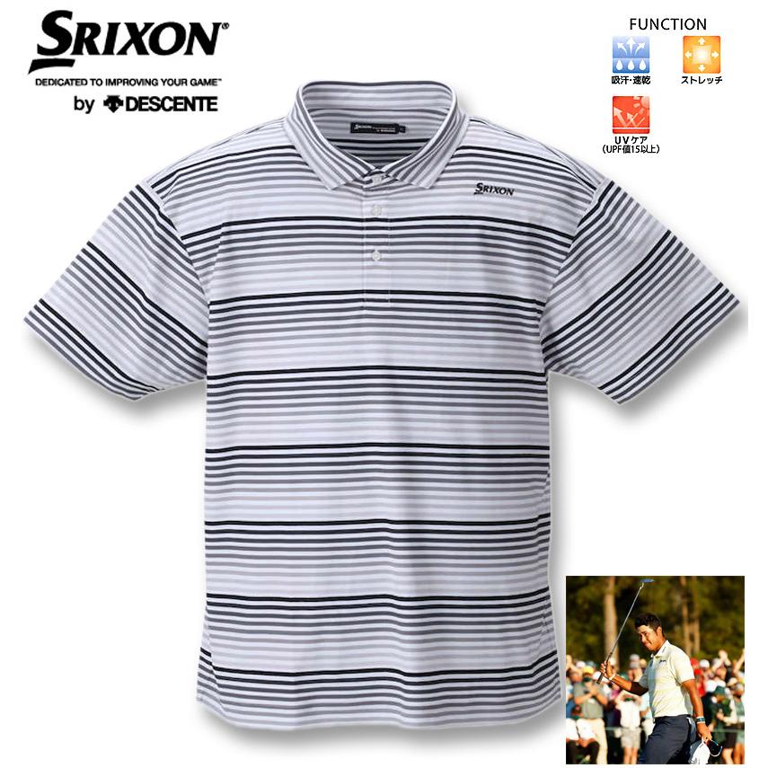 大きいサイズ メンズ SRIXON 21マスターズ優勝モデル半袖シャツ 3L 4L 5L 6L