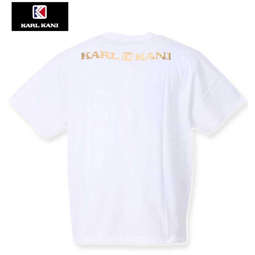 大きいサイズ メンズ KARL KANI 天竺半袖Tシャツ 3L 4L 5L 6L 8L｜biglibero｜02