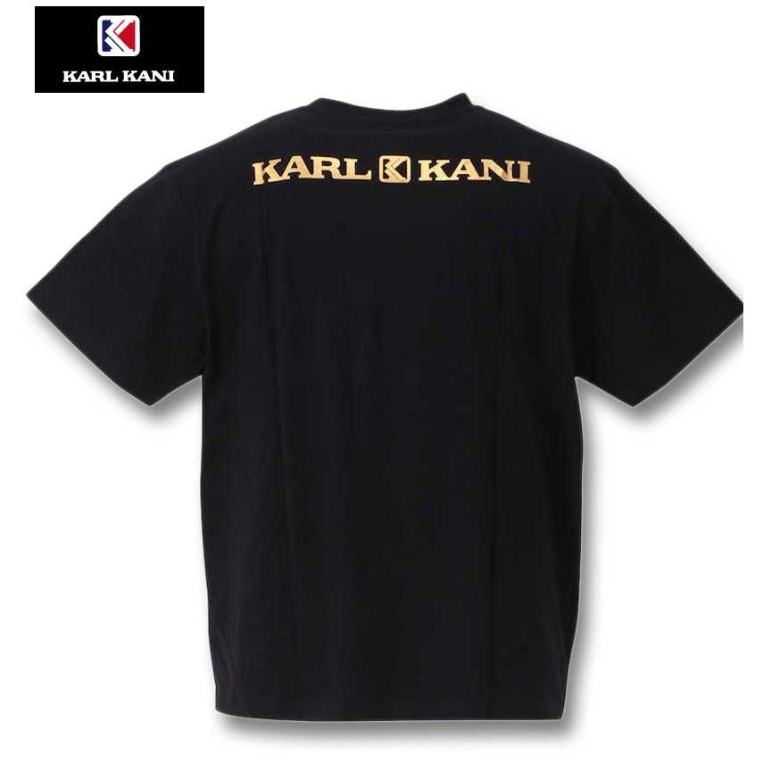 大きいサイズ メンズ KARL KANI 天竺半袖Tシャツ 3L 4L 5L 6L 8L｜biglibero｜02