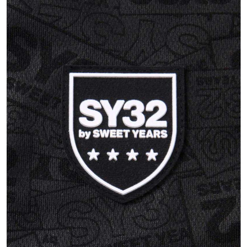 大きいサイズ メンズ SY32 by SWEET YEARS エンボスボックスロゴジップ半袖ポロシャツ 3L 4L 5L 6L｜biglibero｜04