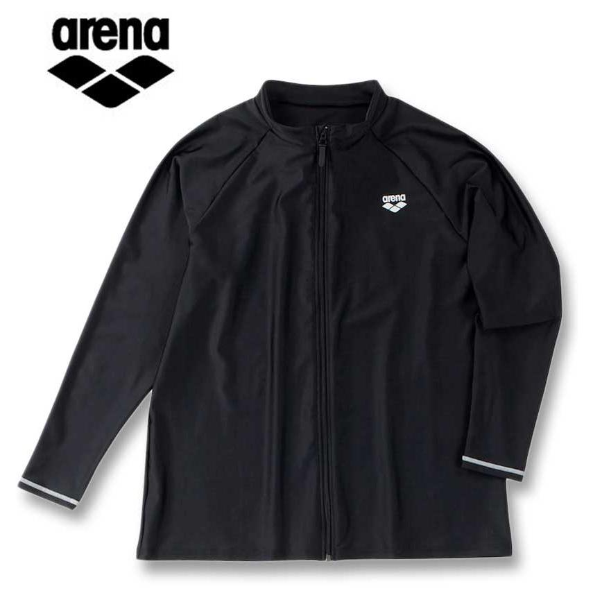 大きいサイズ arena 長袖フルジップラッシュガード 3L 4L 5L 6L ラッピング可 送料無料 即日発送 アリーナ（arena） 大きいサイズ メンズ 長袖 フルジップ ラッシュ