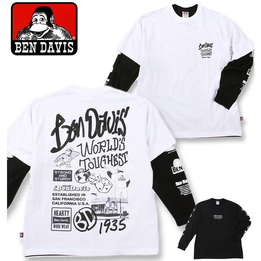 BEN DAVIS（ベンデイビス） 大きいサイズ メンズ 長袖T&半袖T